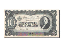 Banconote, Russia, 10 Chervontsev, 1937, BB