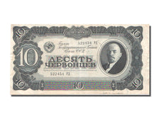 Billet, Russie, 10 Chervontsev, 1937, TTB