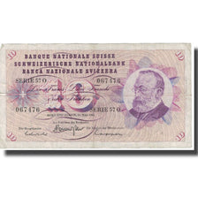 Billet, Suisse, 10 Franken, 1968, 1968-05-15, KM:45n, TB