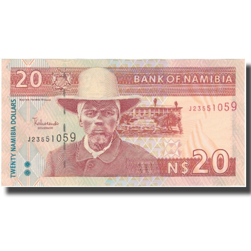 Billet, Namibia, 20 Namibia Dollars, Undated (1996), Undated (1996), KM:6a, SPL