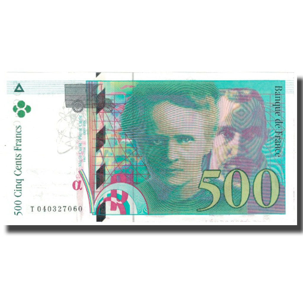 Francia, 500 Francs, Pierre et Marie Curie, 1998, 1998, FDS, Fayette:76.4