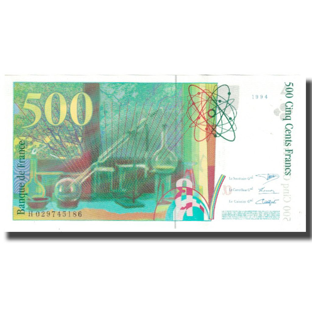 France, 500 Francs, Pierre et Marie Curie, 1994, 1994, NEUF, Fayette:76.01