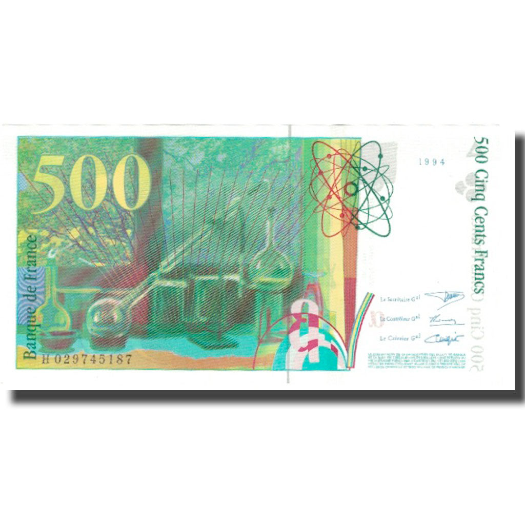 France, 500 Francs, Pierre et Marie Curie, 1994, 1994, UNC(65-70)