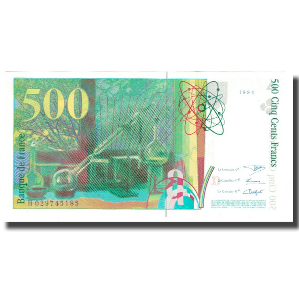 Francia, 500 Francs, Pierre et Marie Curie, 1994, 1994, FDS, Fayette:76.01