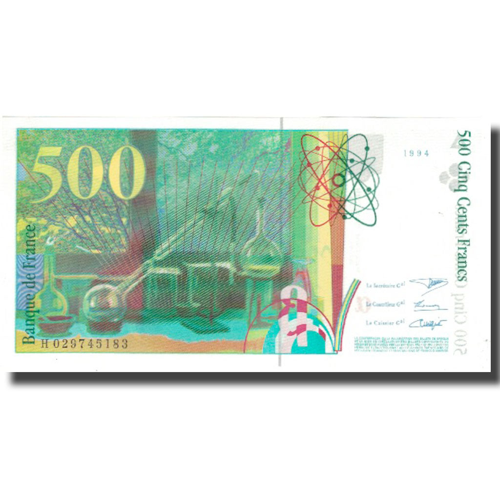 France, 500 Francs, Pierre et Marie Curie, 1994, 1994, NEUF, Fayette:76.01