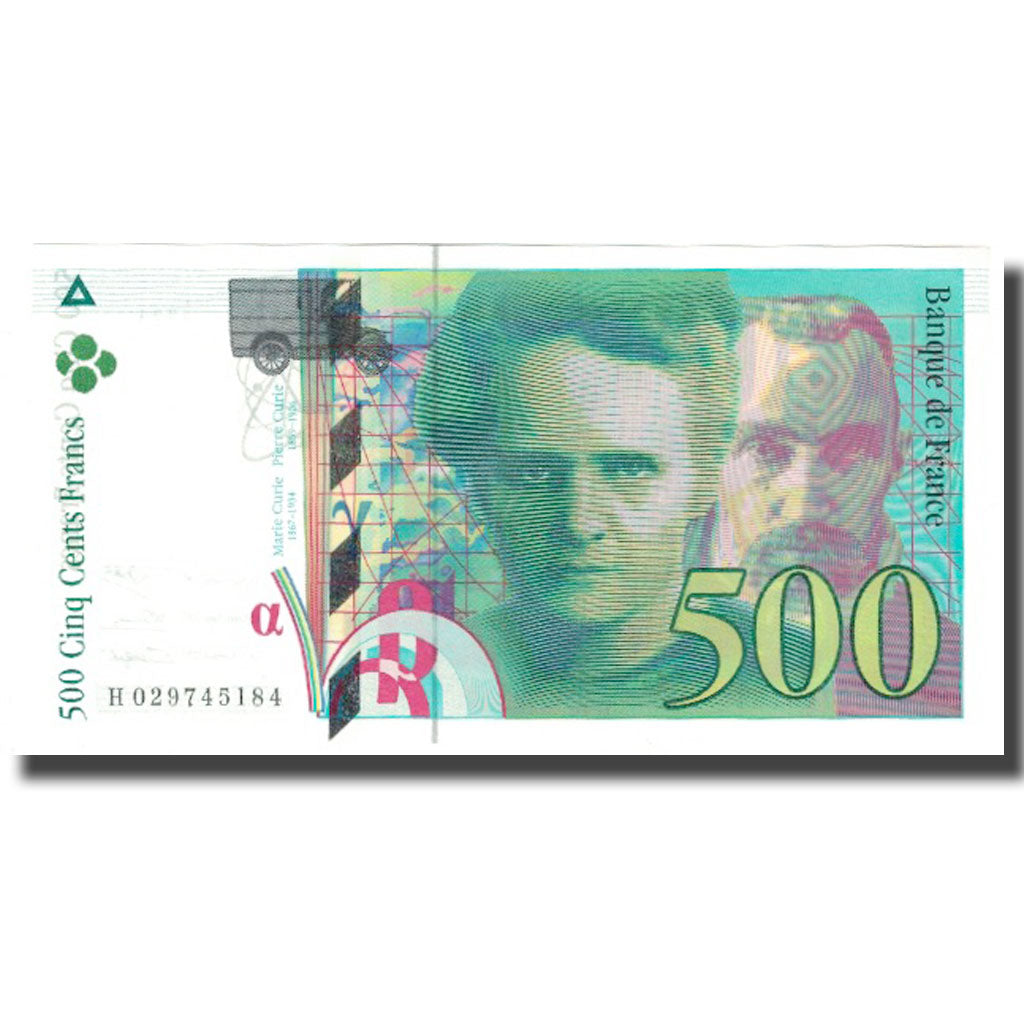France, 500 Francs, Pierre et Marie Curie, 1994, 1994, UNC(65-70)