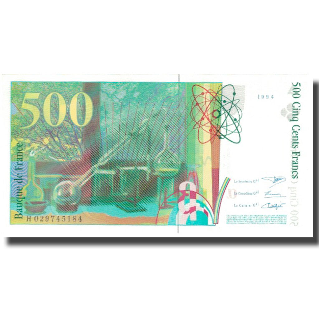France, 500 Francs, Pierre et Marie Curie, 1994, 1994, UNC(65-70)