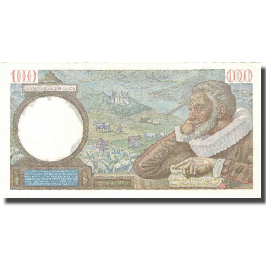 Francia, 100 Francs, Sully, 1941, 1941-01-09, SC+, Fayette:26.44, KM:94