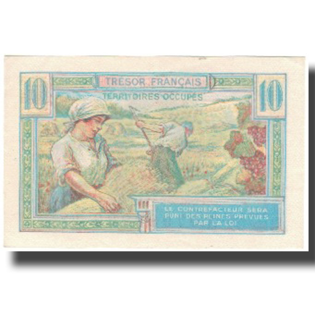 Francia, 10 Francs, 1947 French Treasury, 1947, 1947, SPL+, Fayette:vF 30.1