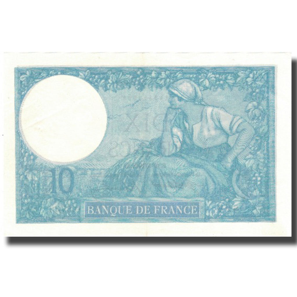 France, 10 Francs, Minerve, 1918, 1918-05-10, SPL+, Fayette:6.3, KM:73a