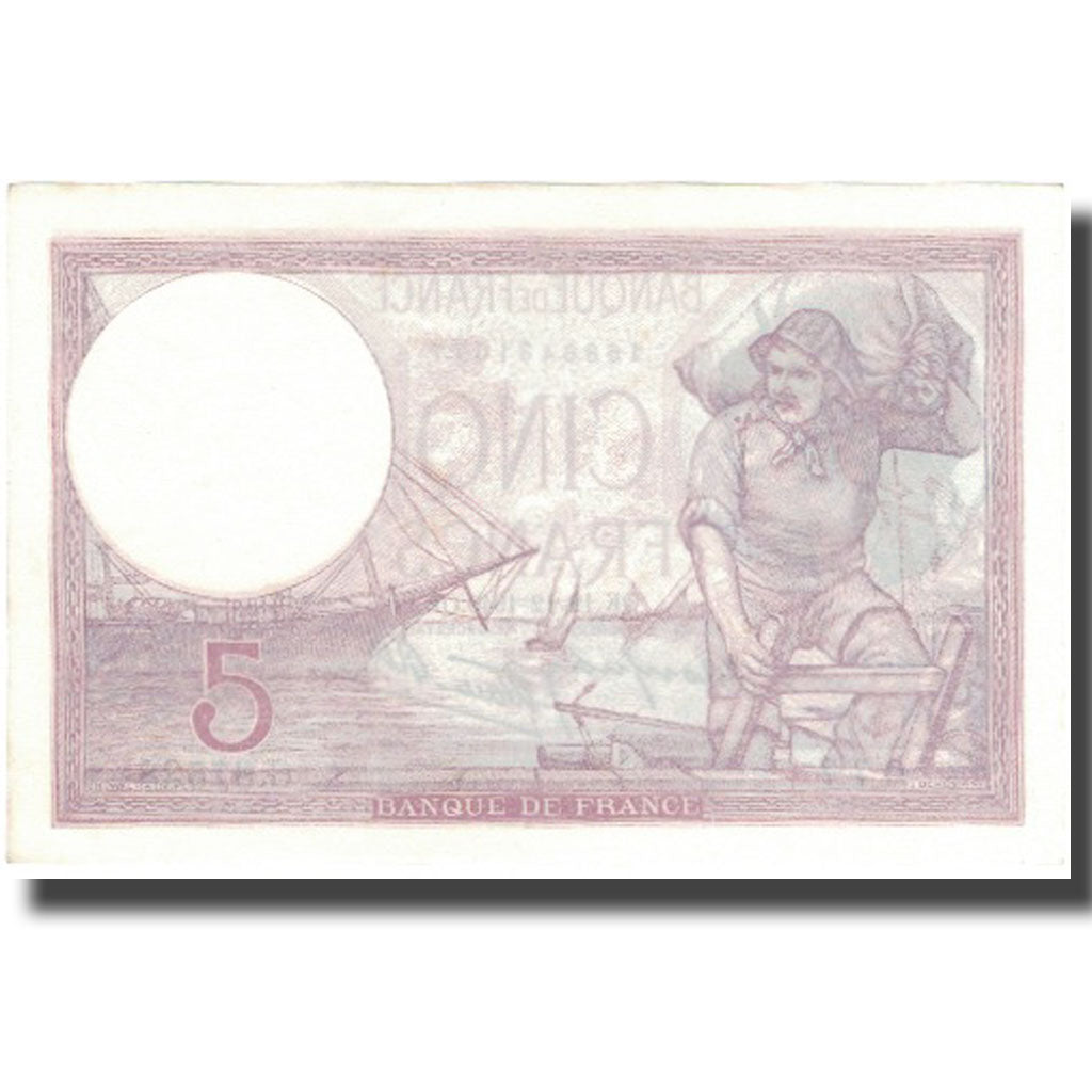 Francja, 5 Francs, Violet, 1940, 1940-12-12, UNC(64), Fayette:4.17, KM:83