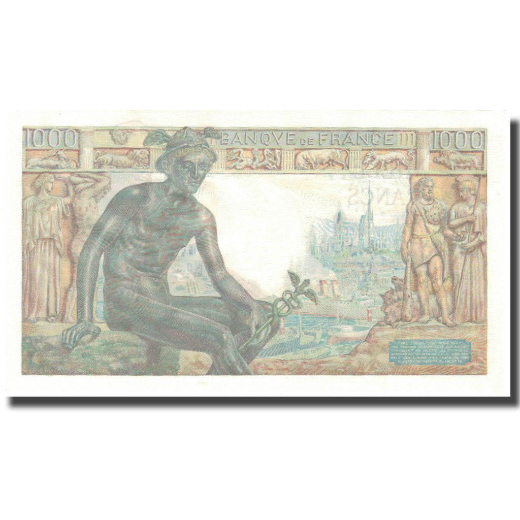France, 5000 Francs, Déesse Déméter, 1942, 1942-08-20, SPL+, Fayette:40.5