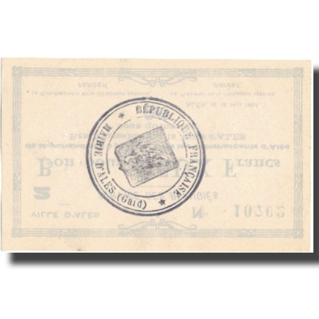 Frankrijk, Alès, 2 Francs, 1940, SUP