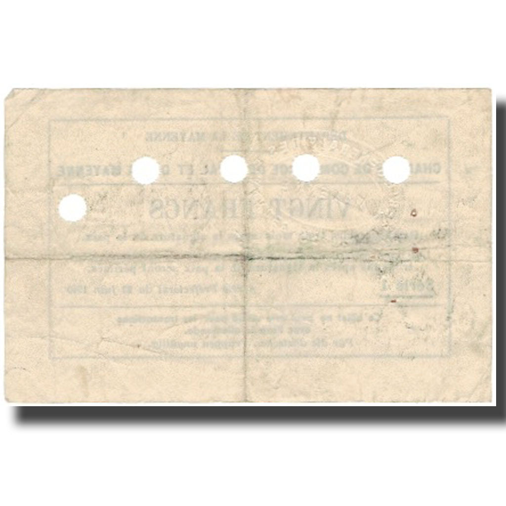 Francia, Laval, 20 Francs, 1940, BB+
