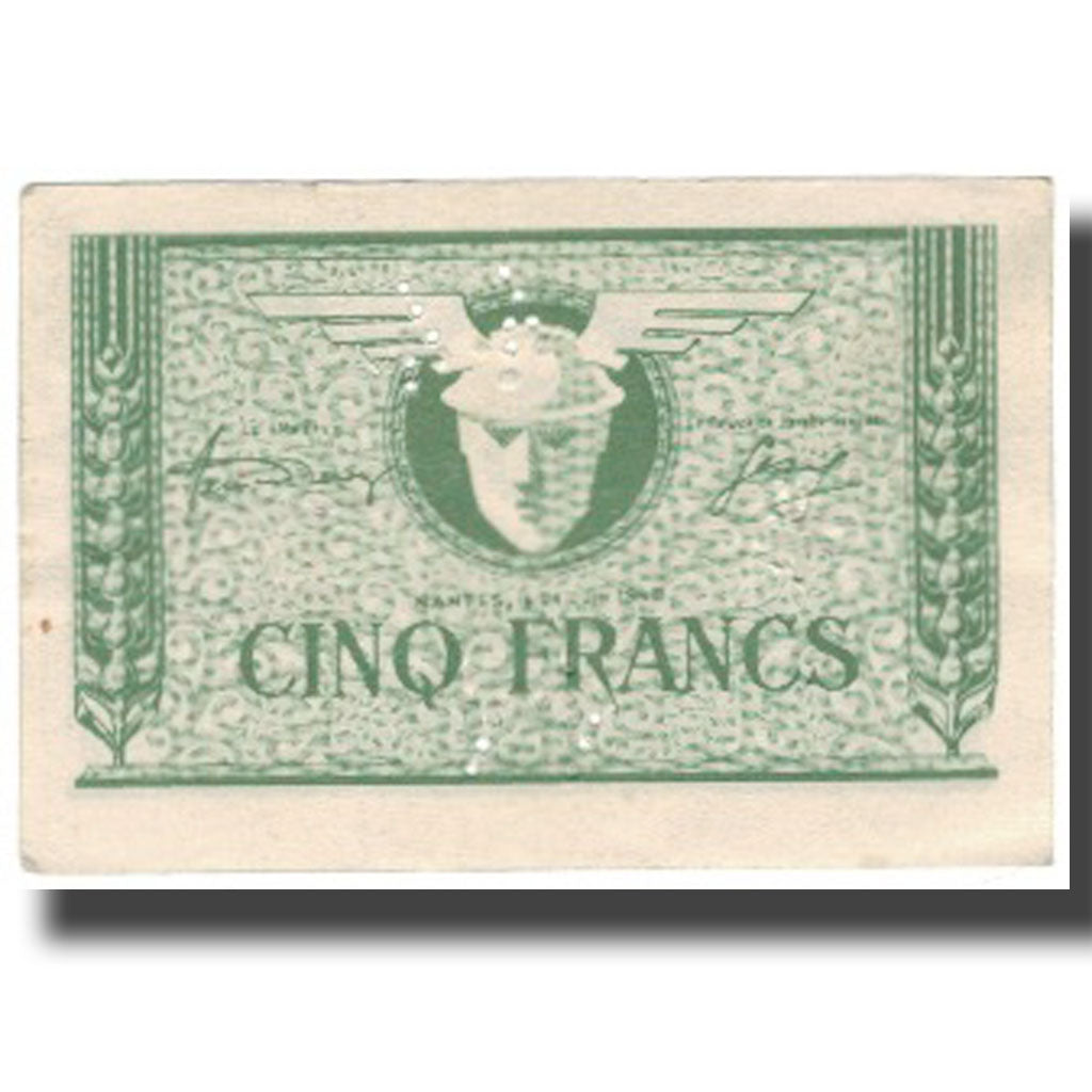 Francia, Nantes, 5 Francs, BB+