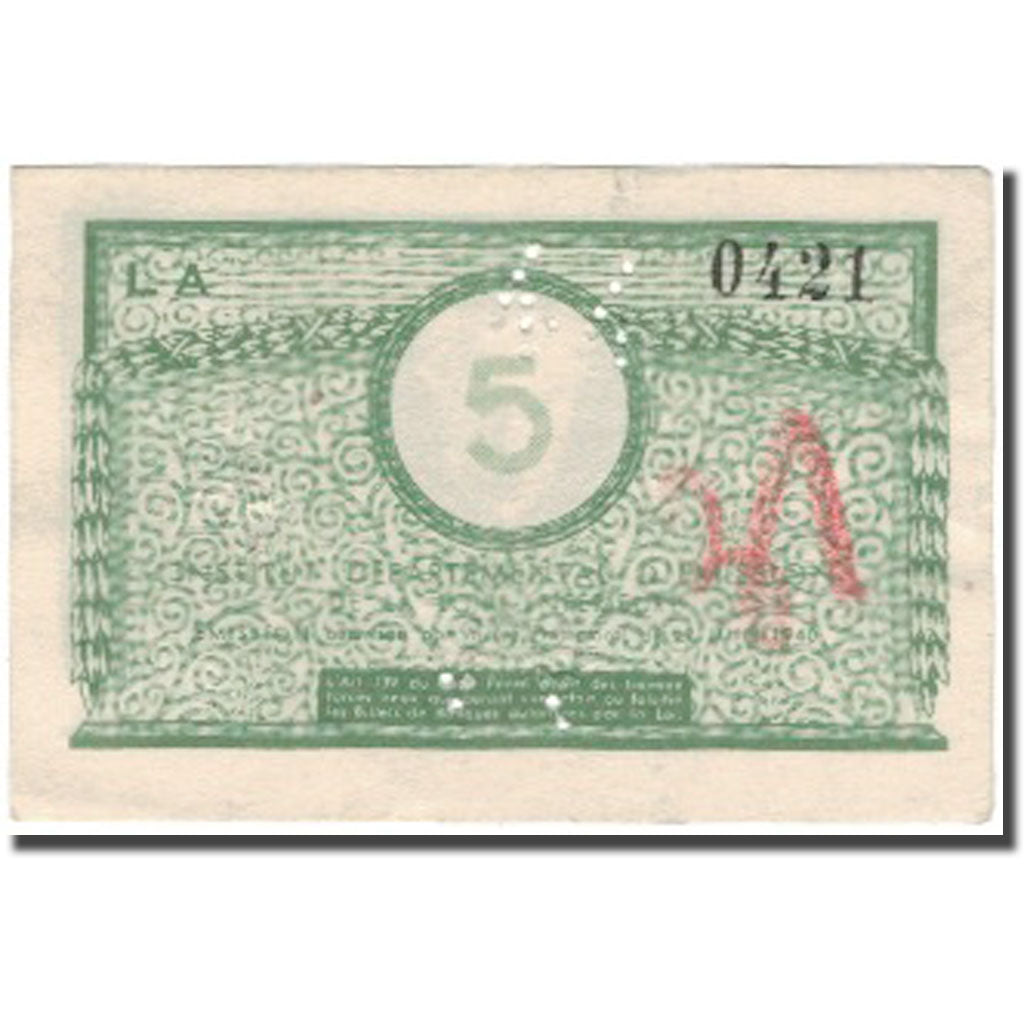 Francia, Nantes, 5 Francs, BB+