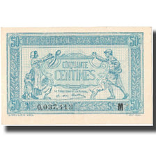 Francia, 50 Centimes, 1917-1919 Army Treasury, 1917, 1917, SPL, Fayette:VF01.13