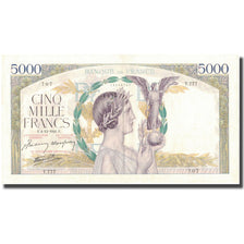 France, 5000 Francs, Victoire, 1941, 1941-12-04, SPL+, Fayette:46.30, KM:97c
