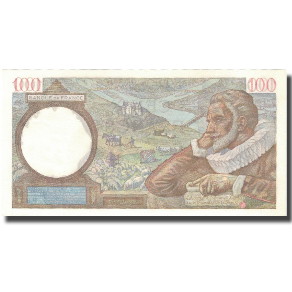 Frankreich, 100 Francs, Sully, 1942, 1942-01-29, UNZ-, Fayette:26.65, KM:94