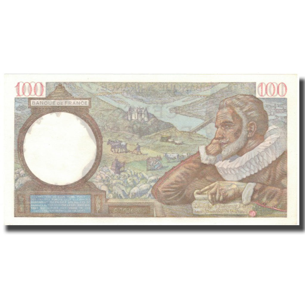 Frankreich, 100 Francs, Sully, 1942, 1942-01-29, UNZ-, Fayette:26.65, KM:94