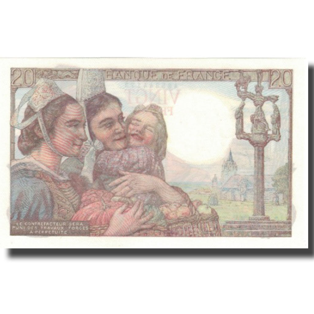 France, 20 Francs, Pêcheur, 1949, 1949-03-10, UNC(60-62), Fayette:13.14