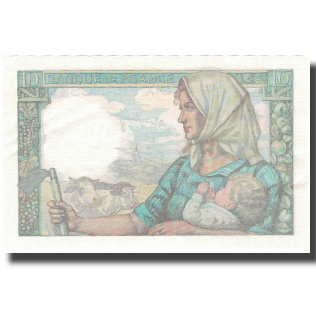 França, 10 Francs, Mineur, 1942, 1942-06-11, UNC(63), Fayette:8.3, KM:99c