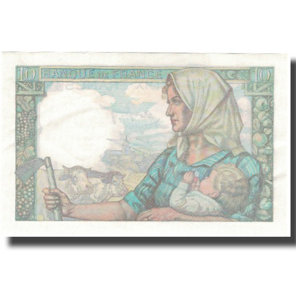 Francja, 10 Francs, Mineur, 1942, 1942-06-11, UNC(63), Fayette:8.3, KM:99c