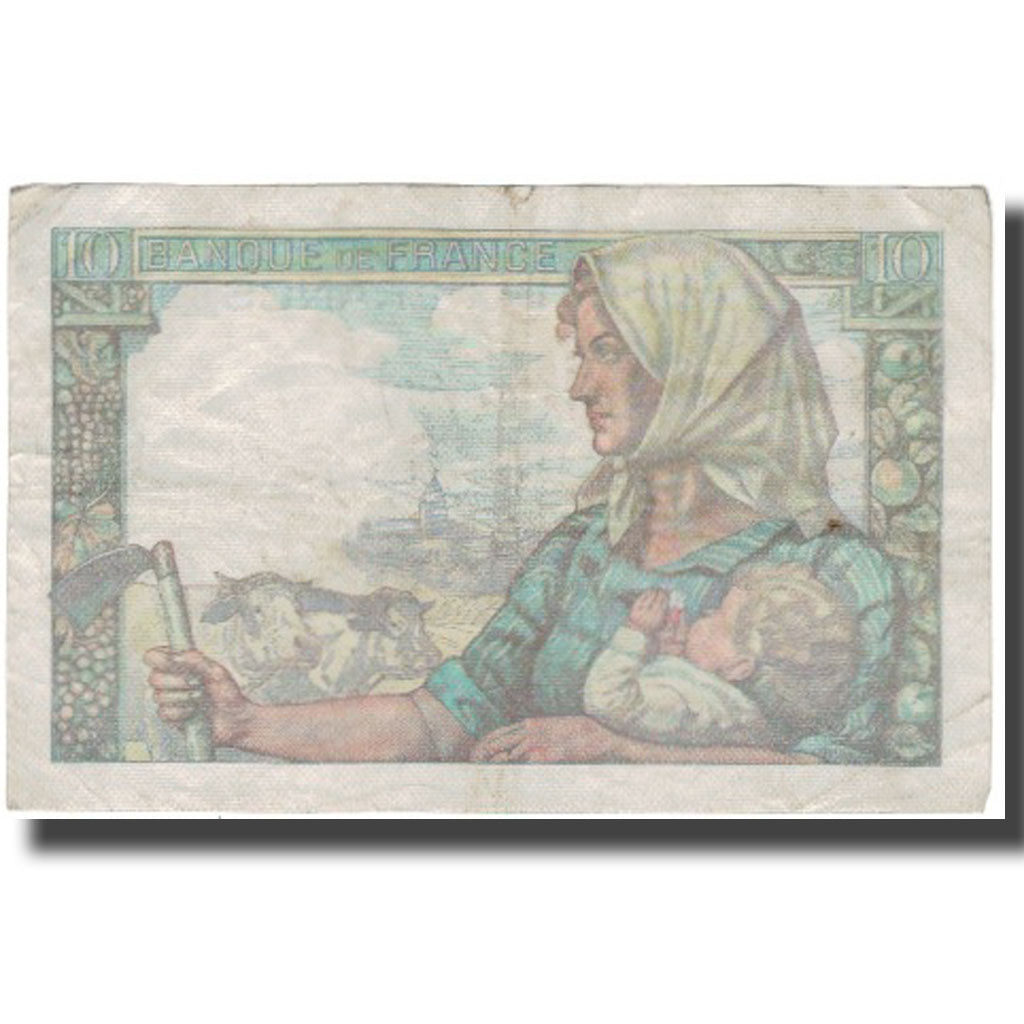 Francia, 10 Francs, Mineur, 1942, 1942-06-11, MBC, Fayette:8.3, KM:99c