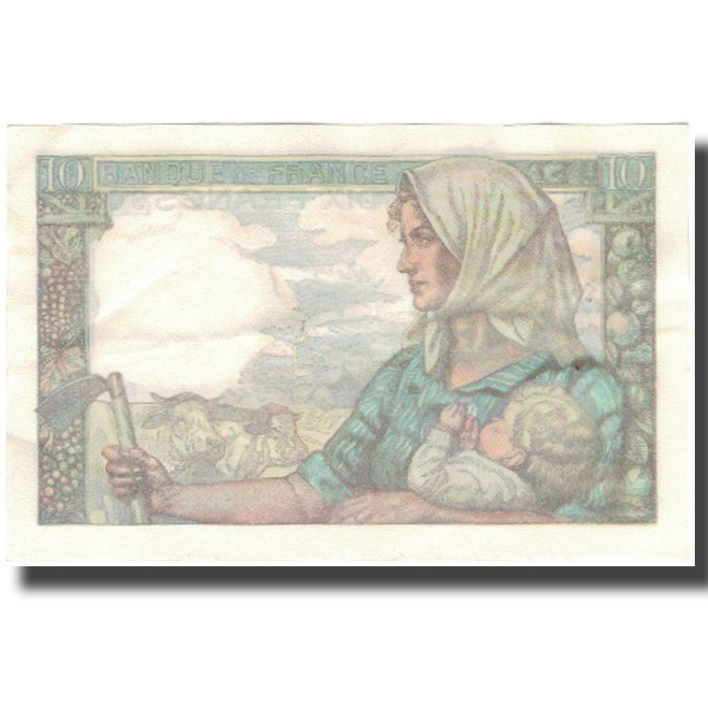 França, 10 Francs, Mineur, 1946, 1946-09-26, AU(50-53), Fayette:8.15, KM:99e