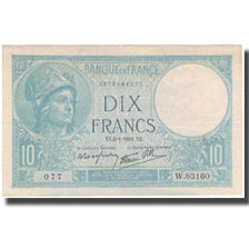 Frankrijk, 10 Francs, Minerve, 1941, 1941-01-02, TTB+, Fayette:7.26, KM:84