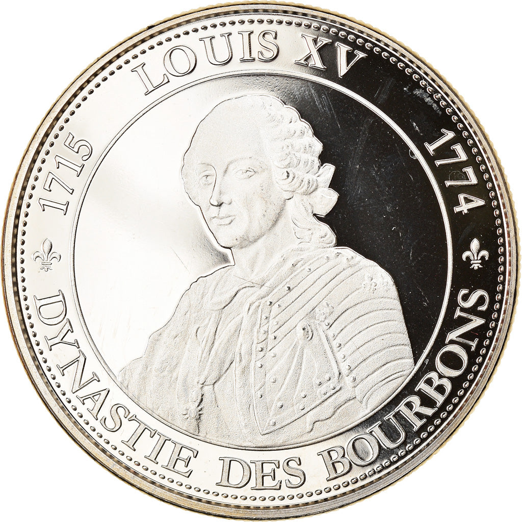 França, Medal, Roi de France, Louis XV, História, MS(65-70), Cobre-níquel