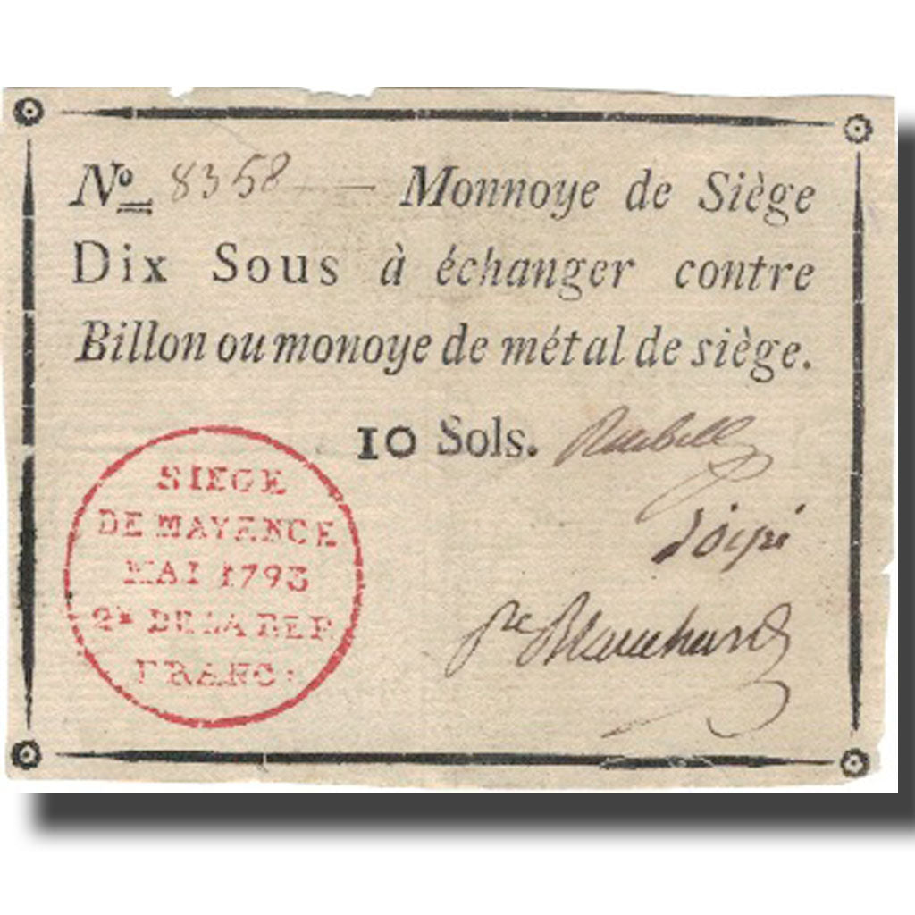 Francia, 10 Sols, 1793, 1793-05-01, BB+