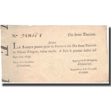 Francja, 10 Livres, 1720, 1720-07-01, AU(50-53), KM:A20a