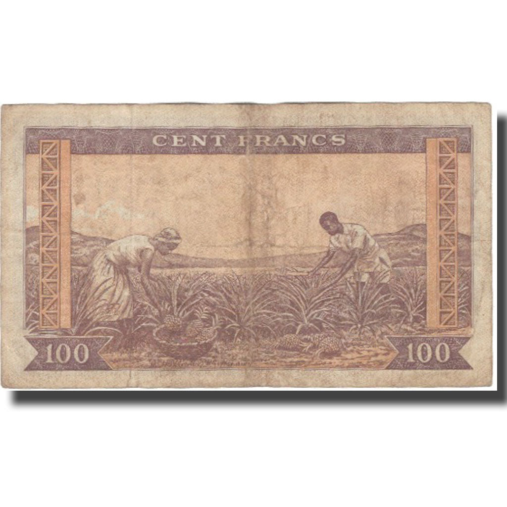 Billet, Guinea, 100 Francs, 1960, 1960-03-01, KM:13a, TB