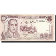 Geldschein, Marokko, 10 Dirhams, 1970, KM:57b, SS