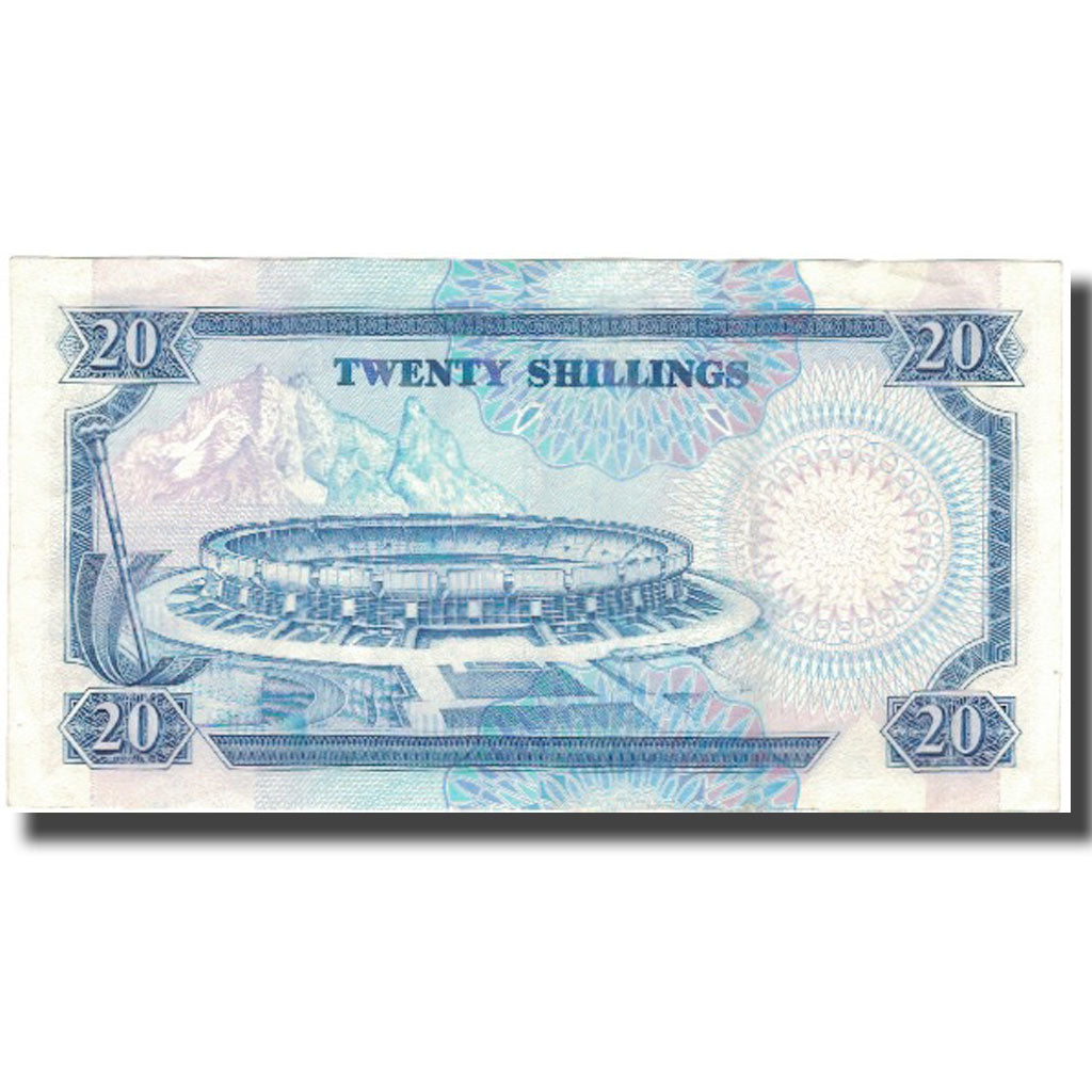 Billet, Kenya, 20 Shillings, 1989, 1989-07-01, KM:25b, TTB