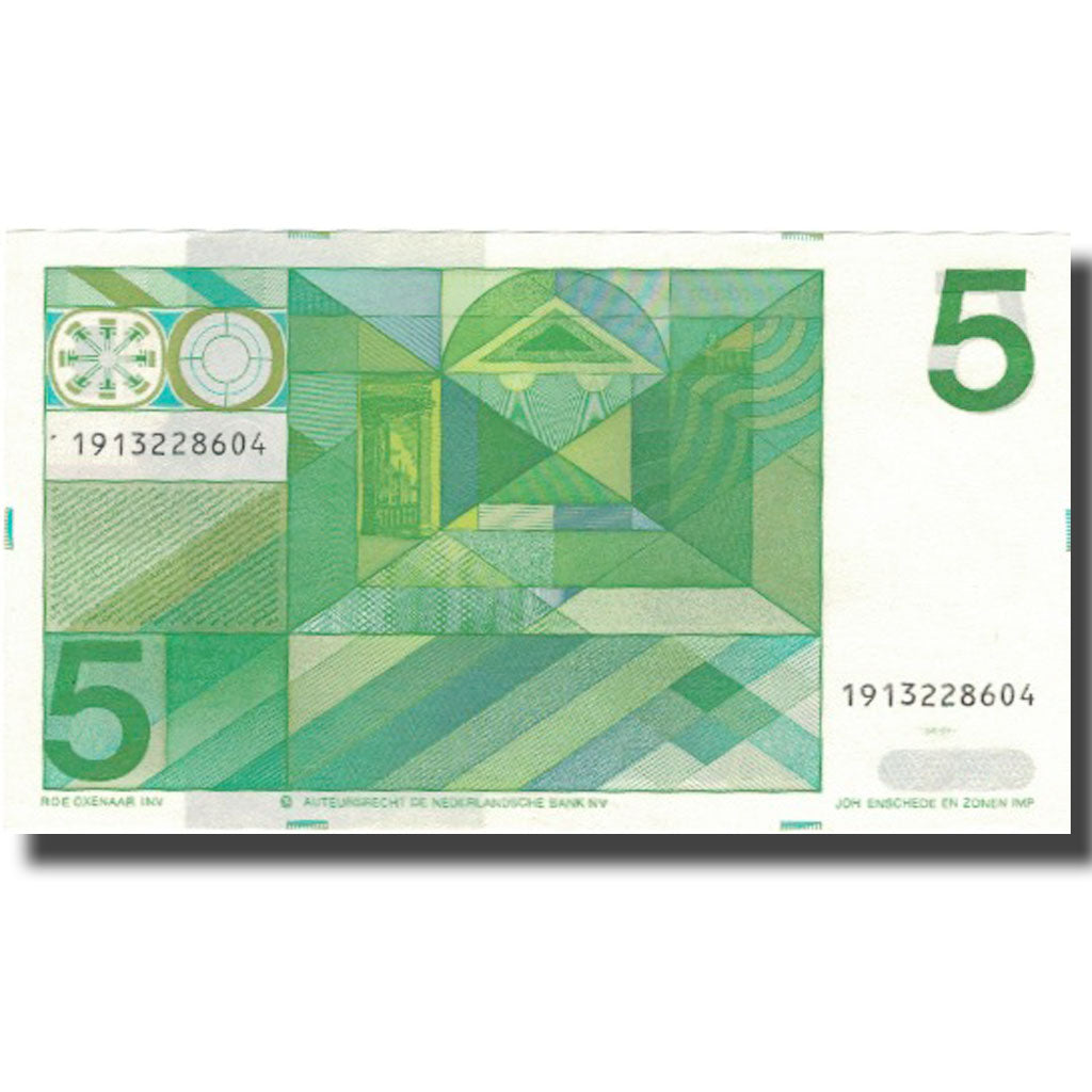 Banconote, Paesi Bassi, 5 Gulden, 1973, 1973-03-28, KM:95a, SPL