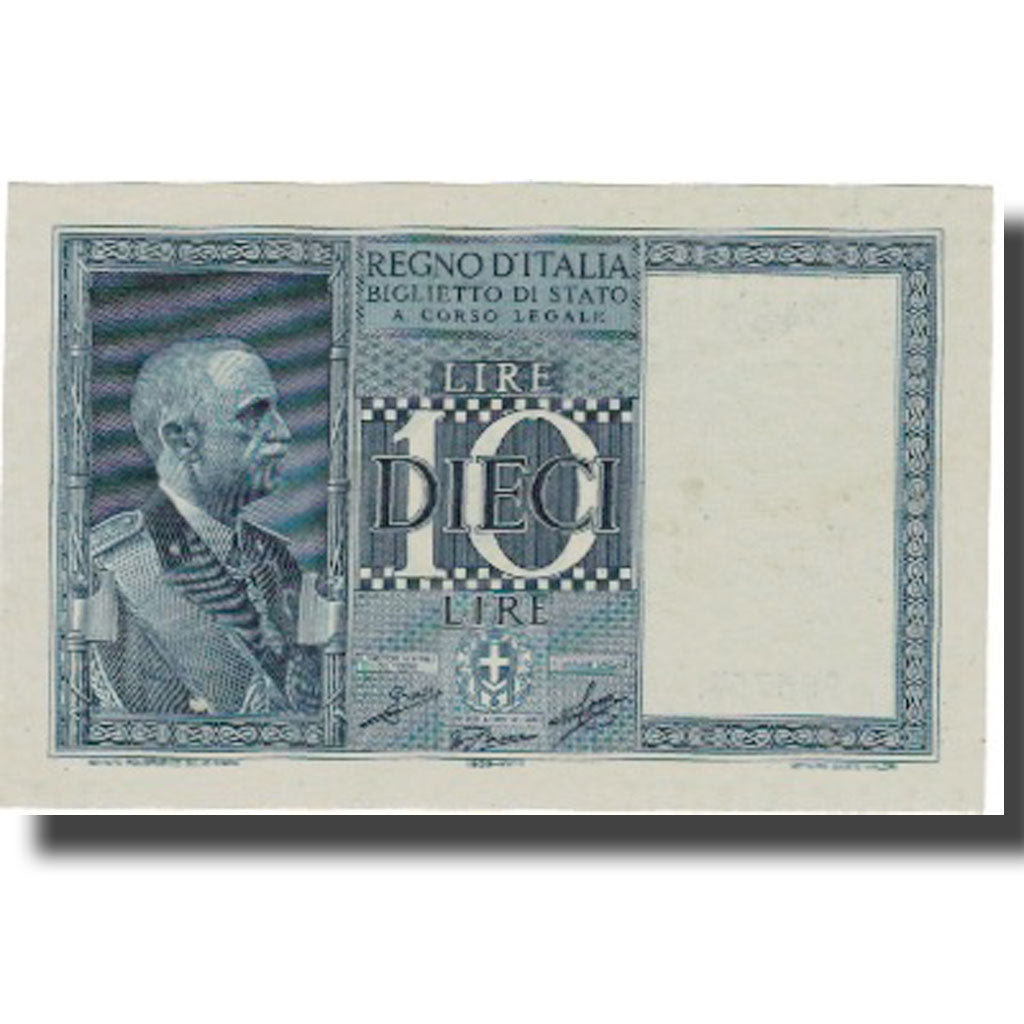 Banconote, Italia, 10 Lire, 1939, KM:25c, SPL-