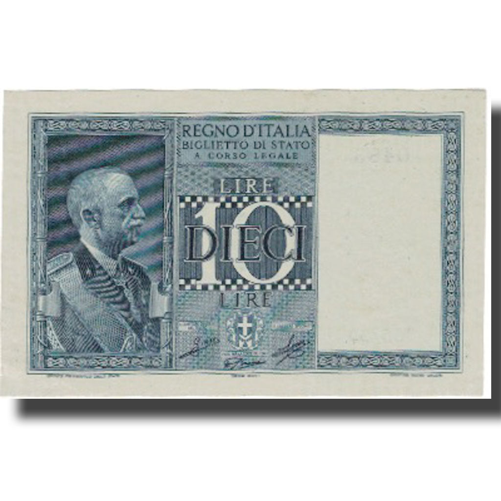 Banconote, Italia, 10 Lire, 1939, KM:25c, SPL-