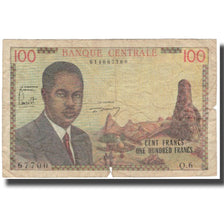 Banconote, Camerun, 100 Francs, 1962, KM:10a, B+