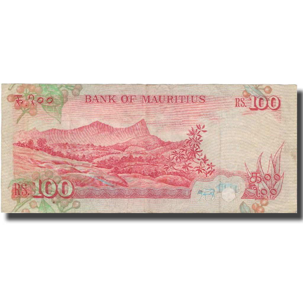 Geldschein, Mauritius, 100 Rupees, Undated (1986), KM:38, S