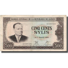 Banconote, Guinea, 500 Sylis, 1980, 1980, KM:27A, MB