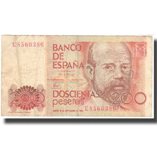 Banknote, Spain, 200 Pesetas, 1980, 1980-09-16, KM:156, EF(40-45)