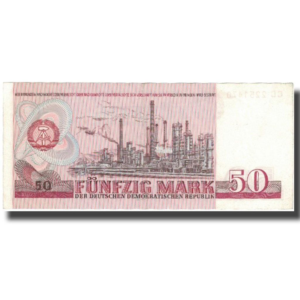 Geldschein, Deutsche Demokratische Republik, 50 Mark, 1971, KM:30a, SS