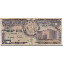 Banknote, Burundi, 5000 Francs, 1989, 1989-10-01, KM:32c, VF(20-25)