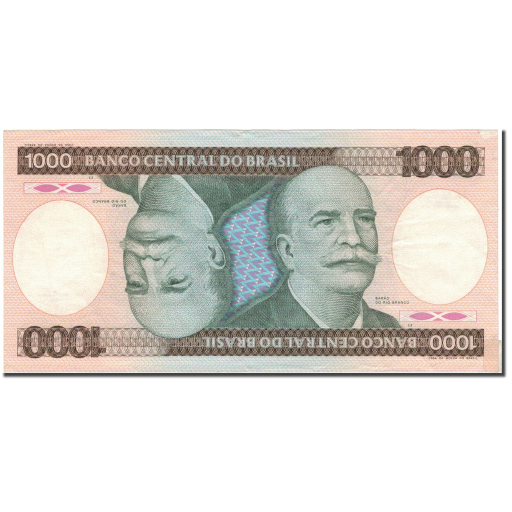 Nota, Brasil, 1000 Cruzeiros, KM:201d, EF(40-45)