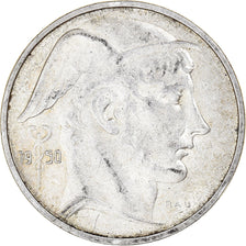 Coin, Belgium, 20 Francs, 20 Frank, 1950, EF(40-45), Silver, KM:140.1