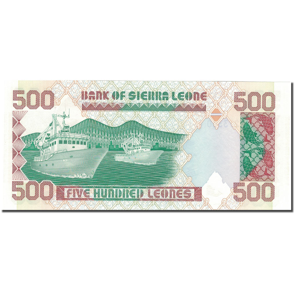 Banconote, Sierra Leone, 500 Leones, 1991, 1991-04-27, KM:19, SPL+