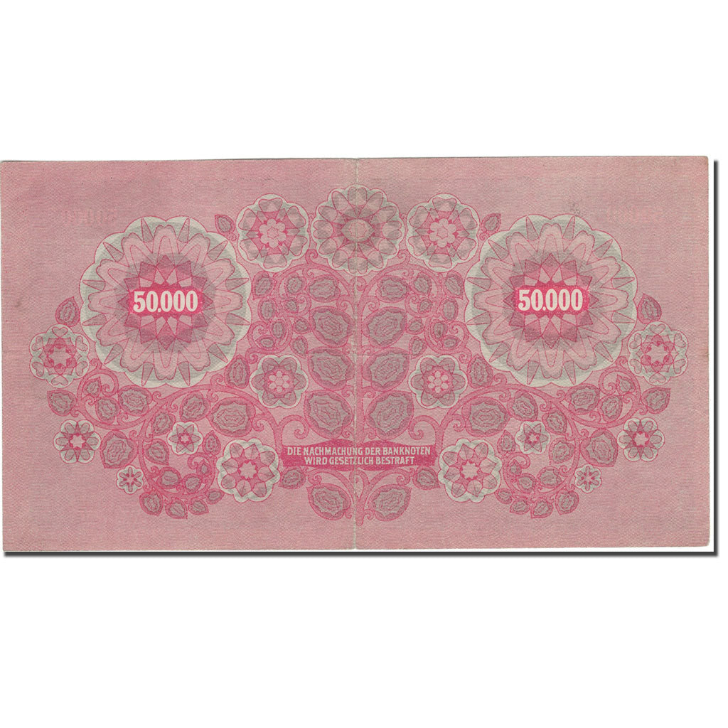 Nota, Áustria, 50,000 Kronen, 1922, 1922-01-02, KM:80, VF(20-25)
