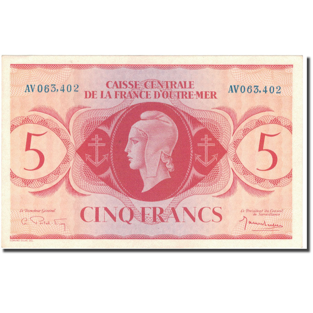 Französisch-Äquatorialafrika, 5 Francs, SS+, KM:15b